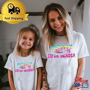 Awesome Like My Fifth Grader Shirt Halloween Disney T-Shirt